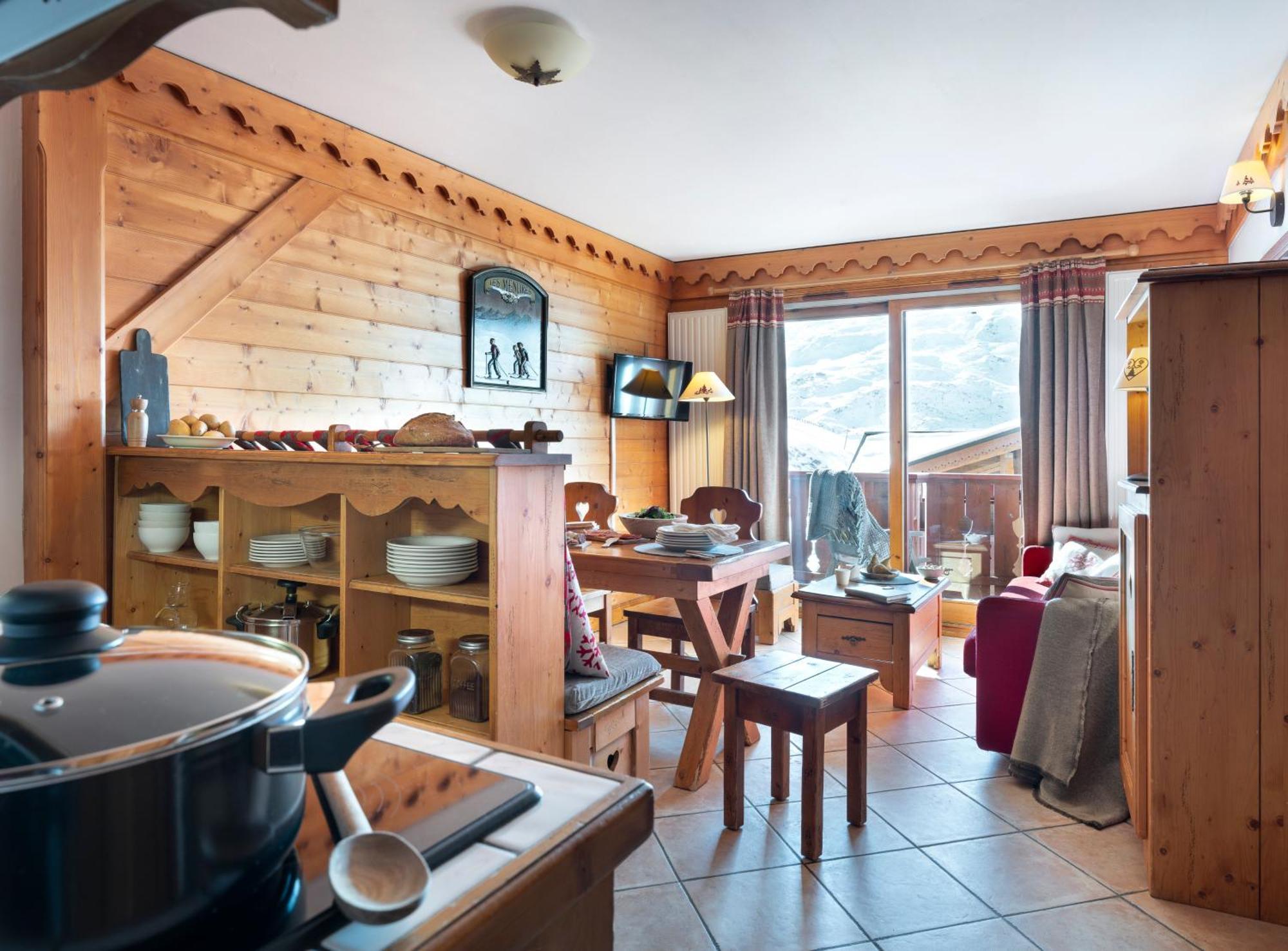 Résidence Pierre&Vacances Premium Les Alpages de Reberty Les Menuires Exterior foto